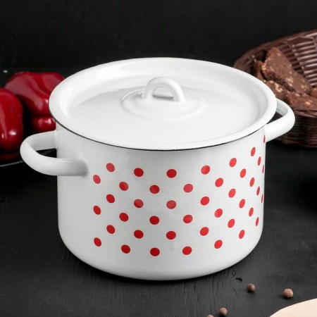 Pan, 4.5 l, induction, mixture mix, white color-5