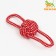 Cable toy "Ball with handles", up to 65 g, ball 6 cm, up to 20 cm, red