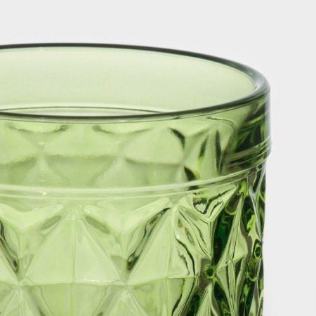 Glass mug, 400 ml, color and texture mix-2