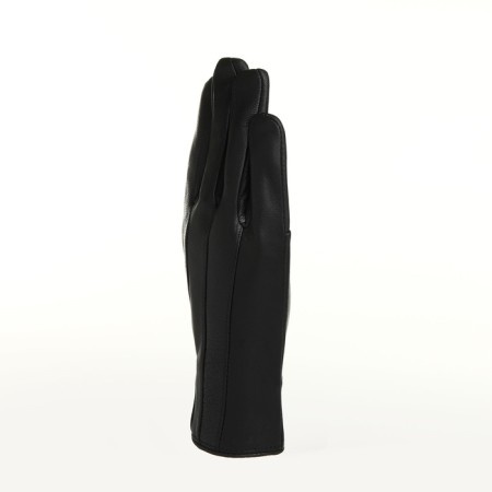 Female gloves, size l, with insulation, black color-1