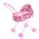 Stroller for dolls “Smile!”, Universal, metal frame