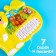 Musical Piano toy "Bear", Ionika, 4 games of the game, works from batteries