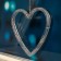 Garland “fringe” 2.4 × 0.9 m with nozzles “heart”, ip20, transparent thread, 186 LED, glow warm white, 8 modes, 220 V