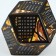 Calendar polygonal assembly rhombus "Black-gold", 6 x 5 cm