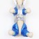 Kombinozon "Blik" with a weight, size 16 (DS 36 cm, og 46 cm, Osh 35 cm), silver-blue