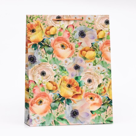 Gift package "Yellow Flowers", 33 x 42.5 x 10 cm