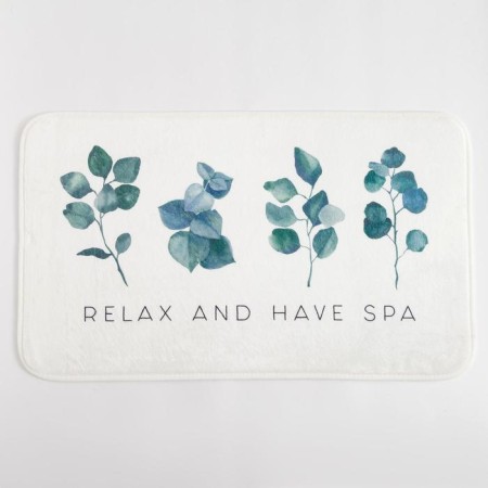 A set of bathroom mats Ethel Eucalypt 2 pcs, 80x50 cm, 50x40 cm, velor-2