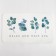 A set of bathroom mats Ethel Eucalypt 2 pcs, 80x50 cm, 50x40 cm, velor