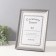 Photo frame Plastic format A4 cm "Gabriel" gray with silver strip 2.2x25x33.7 cm