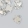 Decor for creativity Metal "heart. I love you" silver 1.5x1.6 cm