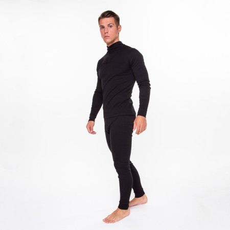 Male thermal underwear (jumper, pants), black color, size 46-1