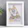 Photo frame plastic L-4 10x15 cm, white