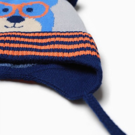 Children's hat, blue, size 38-40-1