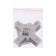 Connector for the Volpe, Q122, G41, X-shaped, single-phase, white