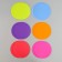 Set of figures from EVA "Circle", 12 pcs., Mix color