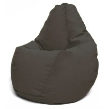 The hand-bag “Pear” is positive Luma, size m, diameter 70 cm, height 90 cm, velor, brown color