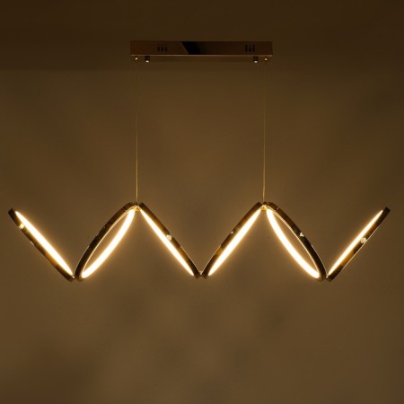 Lamp with DDD "Jasper" LED 80W 3000-6000k gold 105x25x24.5-124 cm-8