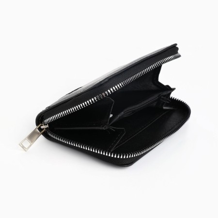 Women's wallet NK, 12x8 cm, black color-5