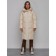 Coat insulated winter female, size 48, color light-beige