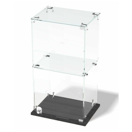 Desktop window, 1 shelf, 600 × 300 × 500, chipboard, glass color gray-1