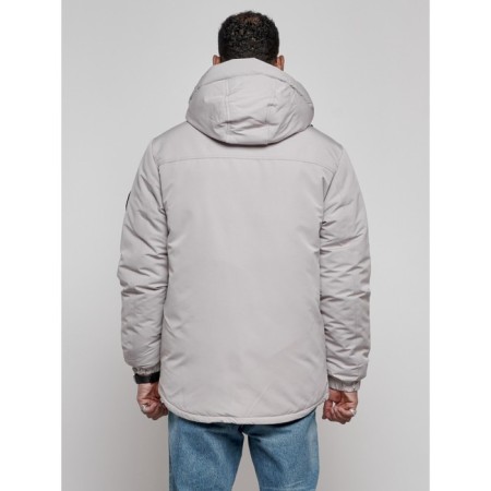 Male jacket, size 52, gray color-6