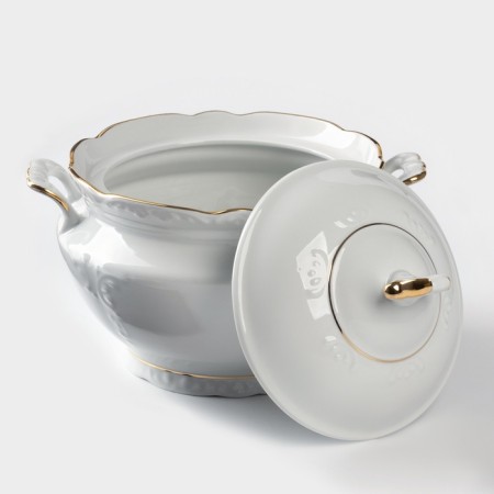 Сервиз столовый фарфоровый «Бельё», 48 предметов-14