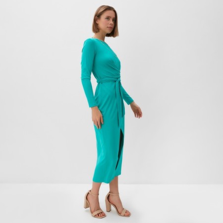 Платье женское MINAKU: Green trend цвет бирюзовый, р-р 46-3