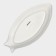 Porcelain dish Magistro "fish", 29 × 14.5 × 2 cm, white color