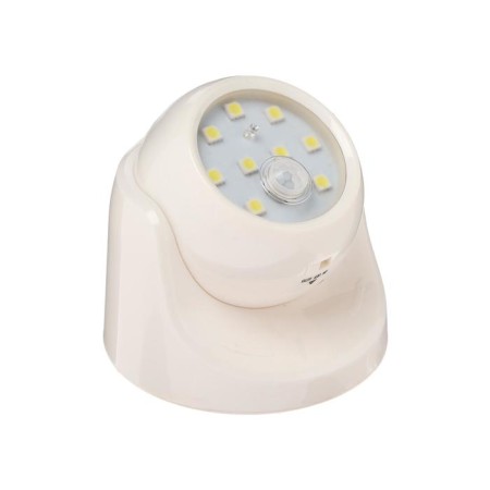 Wall lamp, rotating, with a motion sensor, from batteries 3*aaa, 9 LED, 6500K-1