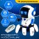 Cosmic robot, radio control, programmable, light, sound