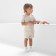 Kit for children (T-shirt and shorts) minku, dairy color, height 80-86 cm
