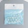 Beads for creativity plastic "Soap bubble" set 20 g 12/0 1.2x1.2x1.2 cm
