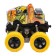 Friction Funky Toys "Tiger", 4x4, springs, yellow color