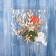 Christmas tree decoration "Retro snowflake with a twig" 14 cm
