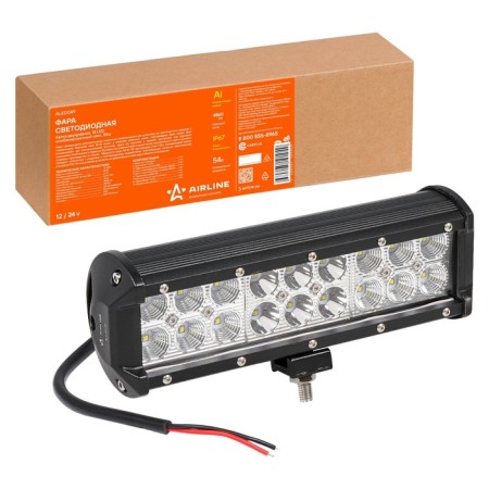 Farah LED two -row Airline, 18 LED, Combined Light, 54W, 235x78x65, 12/24V