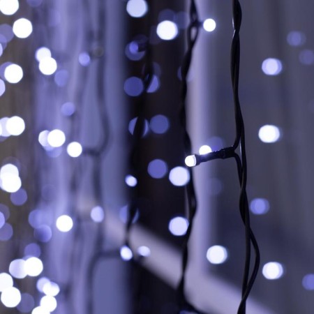 Garland "Curtain" 2 × 3 m, IP44, UMS, dark thread, 760 SMD-LED, white glow, 220 V-2