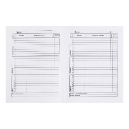 Diary for grades 5-11, 48 sheets "Japanese cat", hard cover, selective varnish, offset block-4
