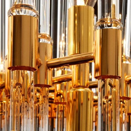 Chandelier 1171/10 E14 40W gold 60x60x40 cm Bayerlux-4