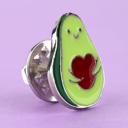 Metal icon "Avocado" 1.6 x 2.2cm-1