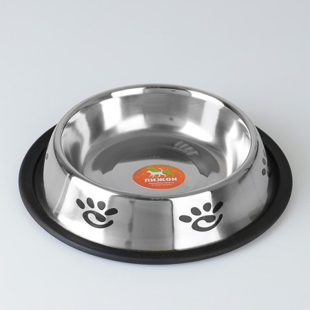 A bowl with a non -slip base with a print, 475 ml-1