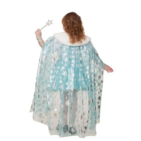 Carnival "Princess Cloak" Biryuza Snowflake Fatin, R. 30, height 116 cm-1