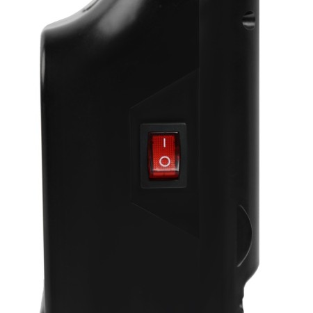 Portable heater Luazon LTO-09, 500W, 23 m², 2 modes, black, cord-5