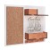 The keywood is wall -mounted with a shelf and a pocket “TOMENITY TODAY DAY”, 25 x 30 cm.