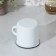 Enameled mug, 400 ml, white color