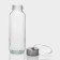 A glass bottle in a white bear cover, 300 ml, h = 17 cm