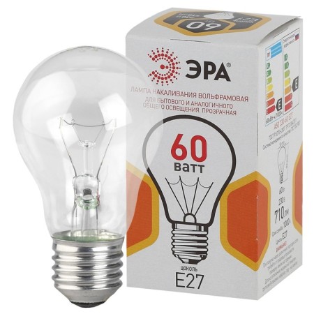 Era Lamp "GRUSH" A50, E27, 60 W, 710LM