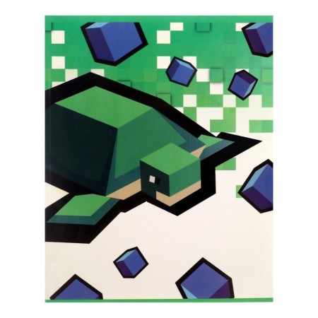A set of notebooks of 5 pieces, 48 ​​sheets in the Calligrata "Pixels" line, cover coated cardboard, VD-psy, block offset-2