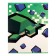 A set of notebooks of 5 pieces, 48 ​​sheets in the Calligrata "Pixels" line, cover coated cardboard, VD-psy, block offset