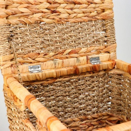 Wicker basket, 38x50, reeds, seaweed-2
