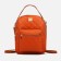 Ryukzak-Mini made of artificial leather with zipper, 1 pocket, redhead color